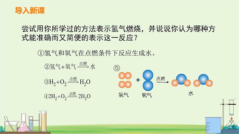 初中化学沪教版九年级上册 第3节 化学方程式的书写及应用 课件第5页