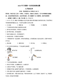 湖南省衡阳市成章实验中学等联考2024-2025学年九年级上学期第一次月考化学试题（原卷版）-A4