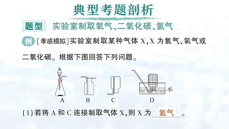 2024-2025人教版（2024）初中化学九年级上册 专题复习 专题三 常见气体的实验室制取课件第2页