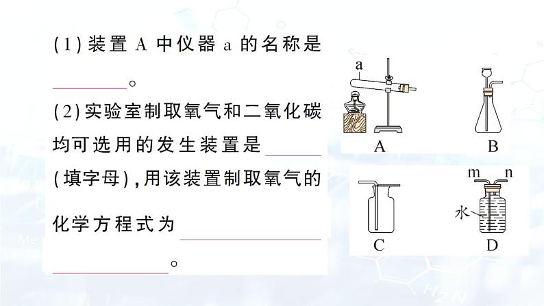 2024-2025人教版（2024）初中化学九年级上册 专题复习 专题三 常见气体的实验室制取课件第6页