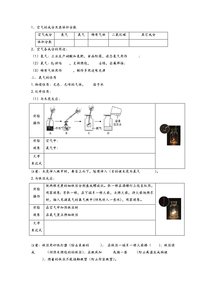 沪教版九年级化学同步讲义第04课氧气的性质和用途(学生版+解析)第2页