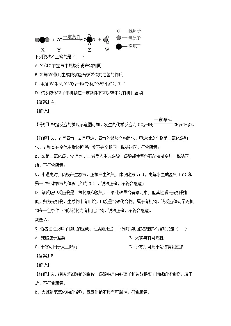 2024年江苏省徐州市中考县区联考三模化学试卷(解析版)第3页
