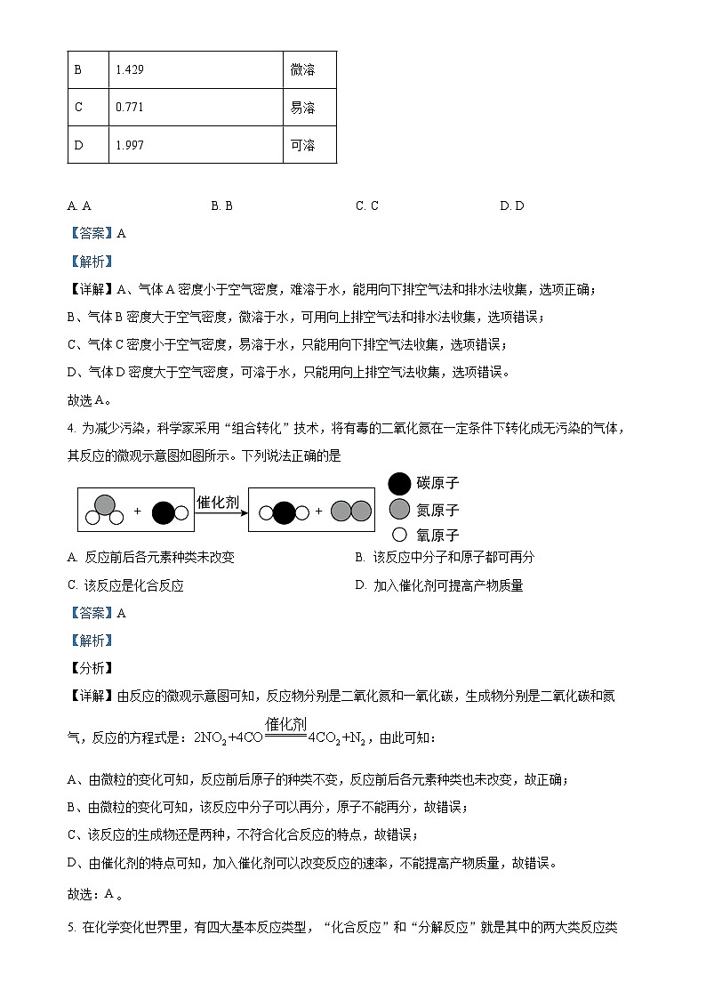 广东省潮州市湘桥区联正实验学校2023-2024学年九年级上学期第一次月考化学试卷（解析版）-A4第2页