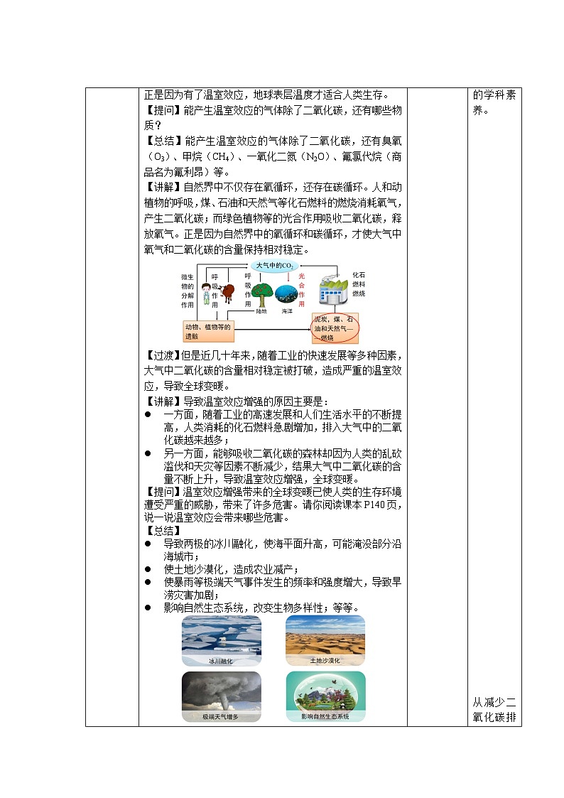 初中化学人教版九年级上册第六单元课题2 碳的氧化物 第2课时 教案第2页