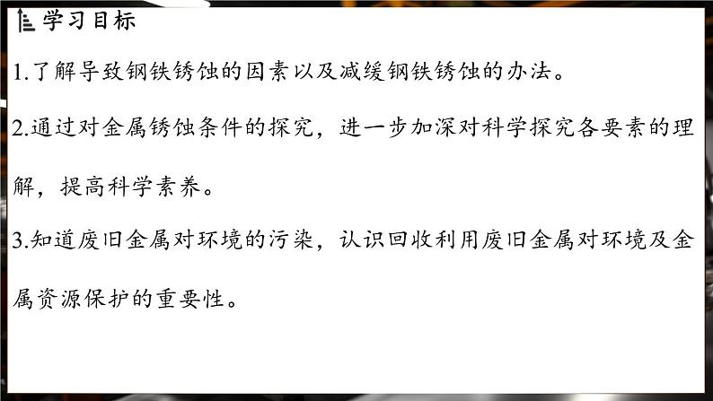 鲁教版（2024）初中化学九年级下册--9.3 金属材料的锈蚀与防护（课件）第2页