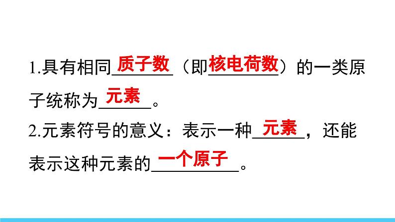 初中化学新人教版九年级上册第三单元课题3第一课时 元素及元素符号教学课件2024秋第3页