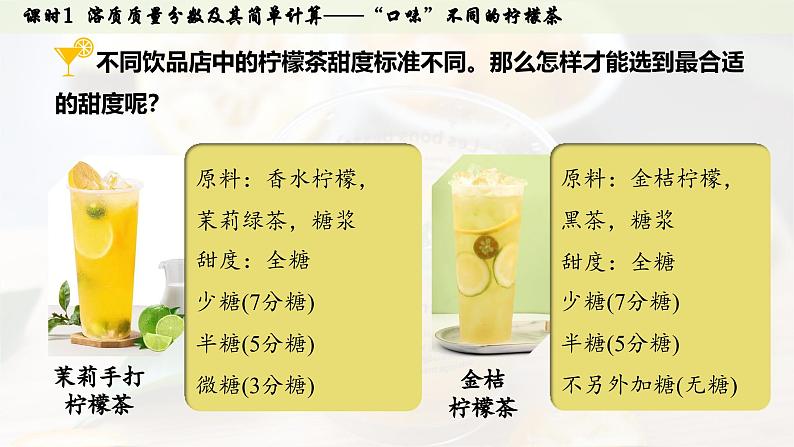 人教版2025春九年级化学下册第九单元 溶液 9.3.1  溶质的质量分数 课件第6页