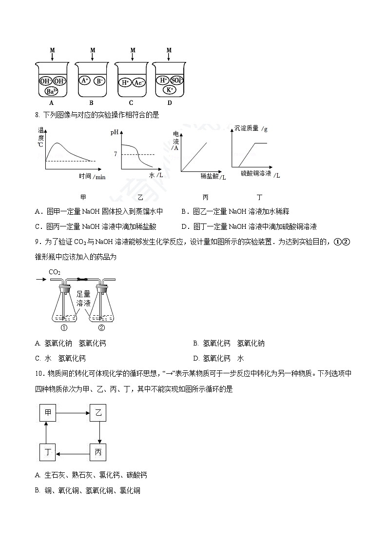 第二节 碱及其性质（分层练习）（原卷版）第2页