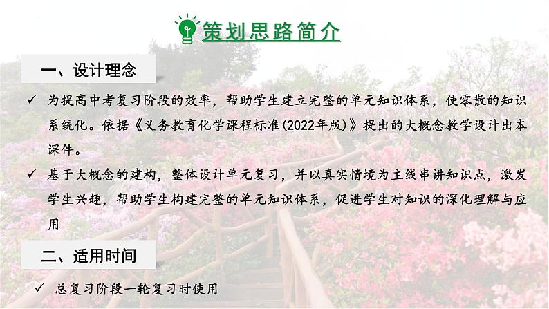 2025年中考化学一轮复习备考大单元复习 课件10： 常见的酸碱盐 课时2 常见的盐主题情境-拯救枯萎的杜鹃花第2页