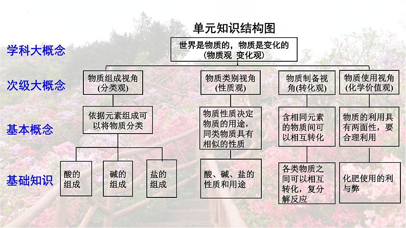 2025年中考化学一轮复习备考大单元复习 课件10： 常见的酸碱盐 课时2 常见的盐主题情境-拯救枯萎的杜鹃花第3页