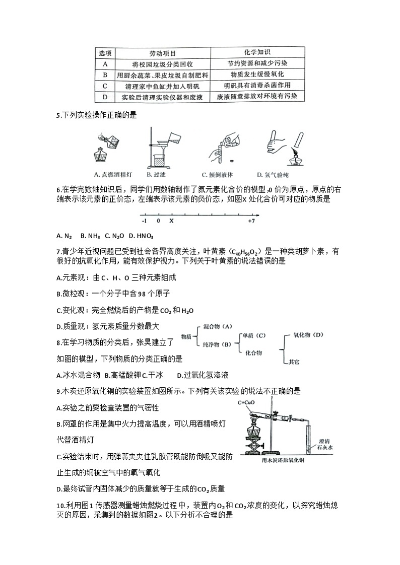 人教版2024-2025学年九年级上学期十二月化学试题（含答案）第2页