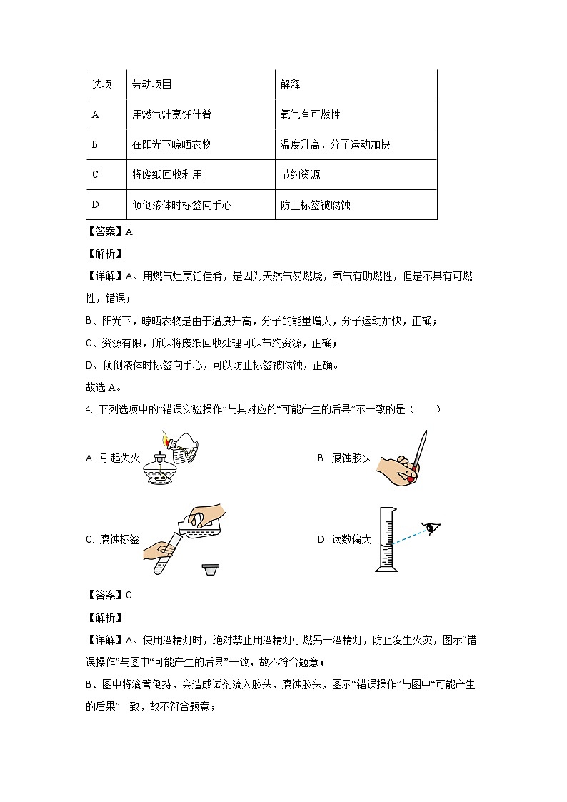 湖北省孝感市部分校2024-2025学年九年级（上）10月月考化学试卷（解析版）第2页