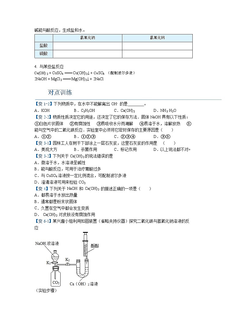 第09讲 常见的碱【寒假自学课】2025年九年级化学（人教版）学案第2页