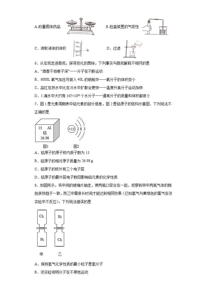 山东省东营市广饶县2023-2024学年八年级上学期期末 化学试题（含解析）第2页