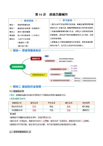 寒假预习-第04讲 溶液的酸碱性 2025年九年级化学寒假衔接讲练 (人教版)