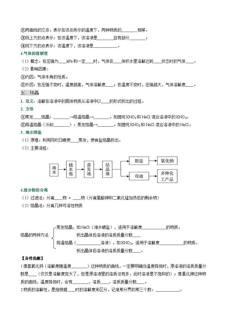 第02讲 溶解度【寒假自学课】2025年九年级化学讲义第3页