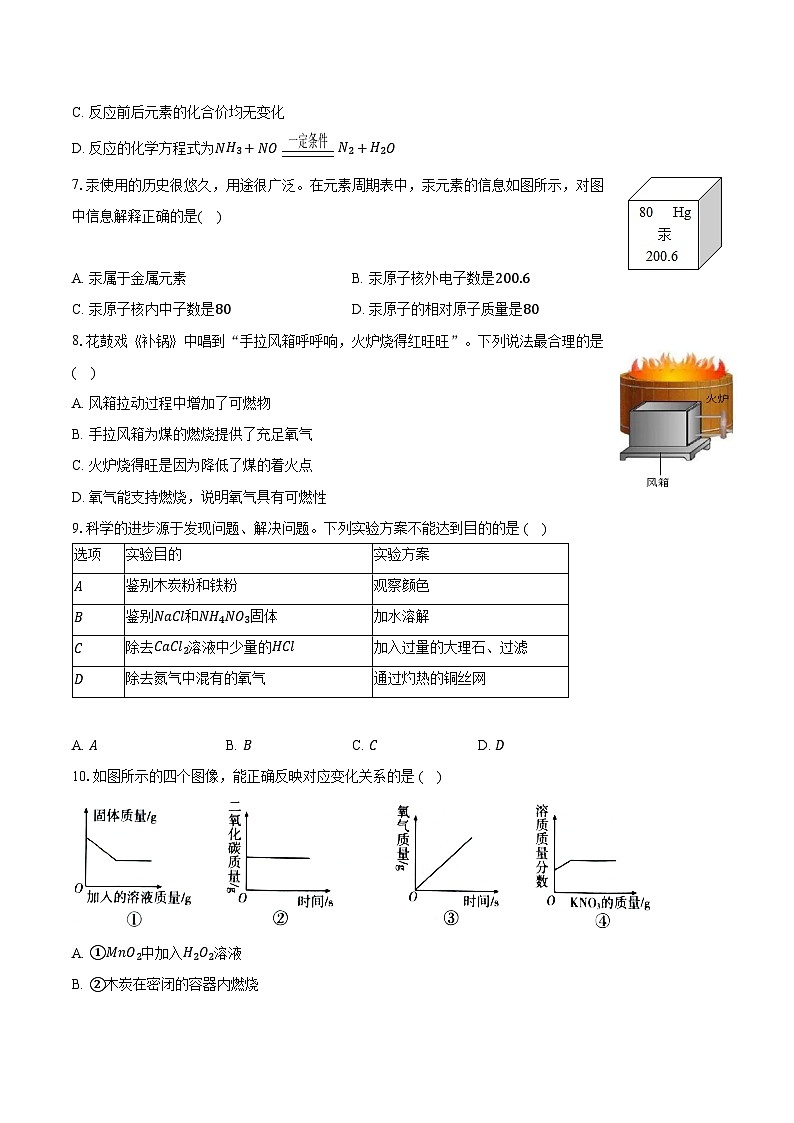河北省石家庄市2024-2025学年九年级（上）期末化学试卷第2页