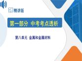 新人教版初中化学第八单元 金属和金属材料  复习课件