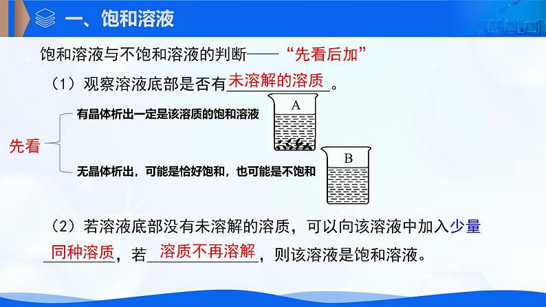 新人教版初中化学第九单元  课题2 溶解度 课件第6页