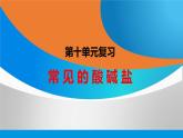 新人教版初中九年級下冊化學 第十單元常見的酸堿鹽復習課件