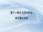 新人教版初中九年級下冊化學 第十一單元  化學與社會 復習課件