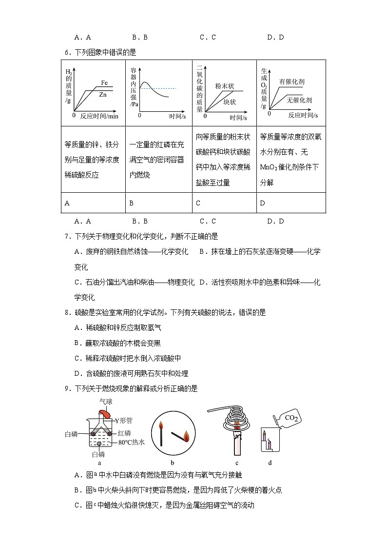 2025年中考化学二轮专题复习（专练）：金属和金属矿物(含答案)第2页
