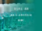 9.3 溶质的质量分数 第1课时 (课件)-2024-2025学年九年级化学人教版（2024）下册