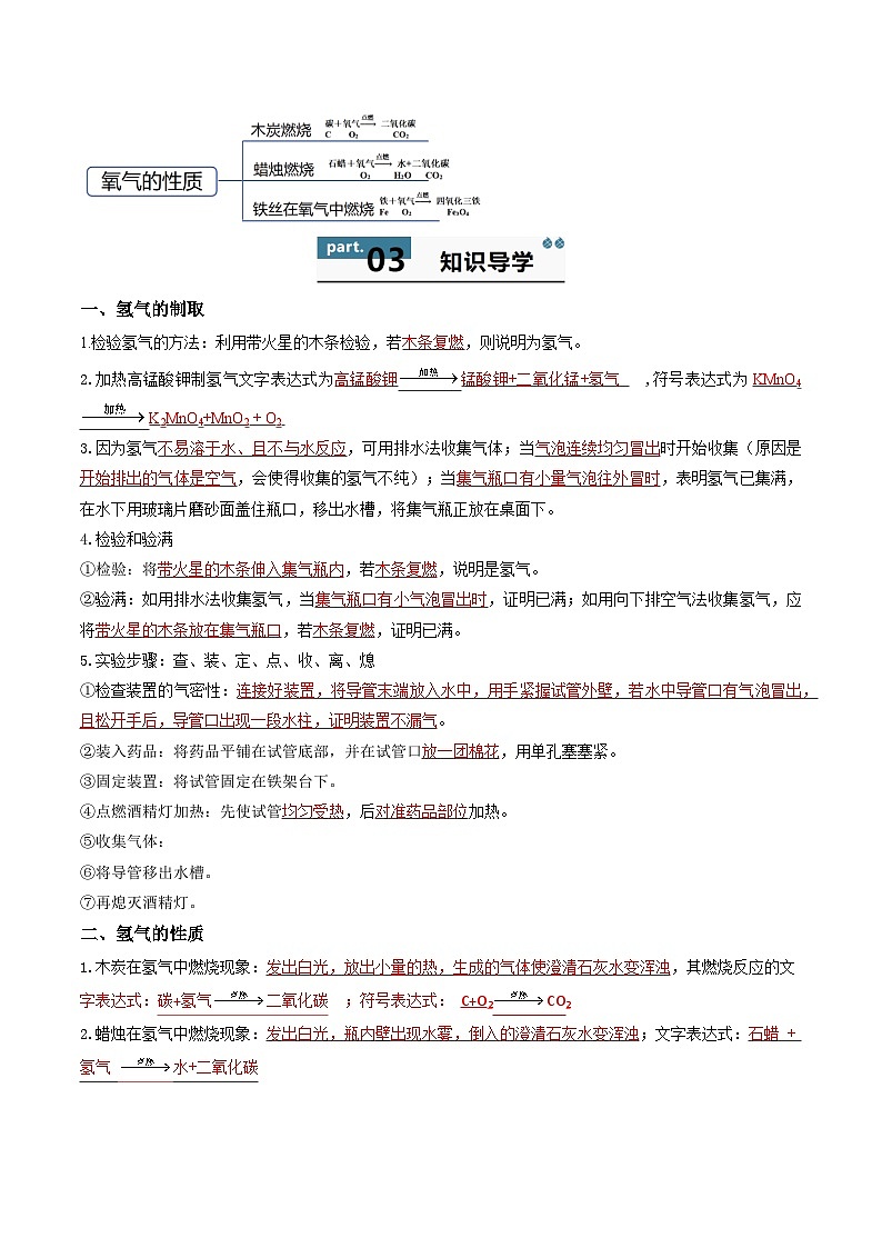 九年级初中化学上册同步讲义（新沪教版）2.5第2章基础实验1氧气的实验室制取与性质（教师版）第2页