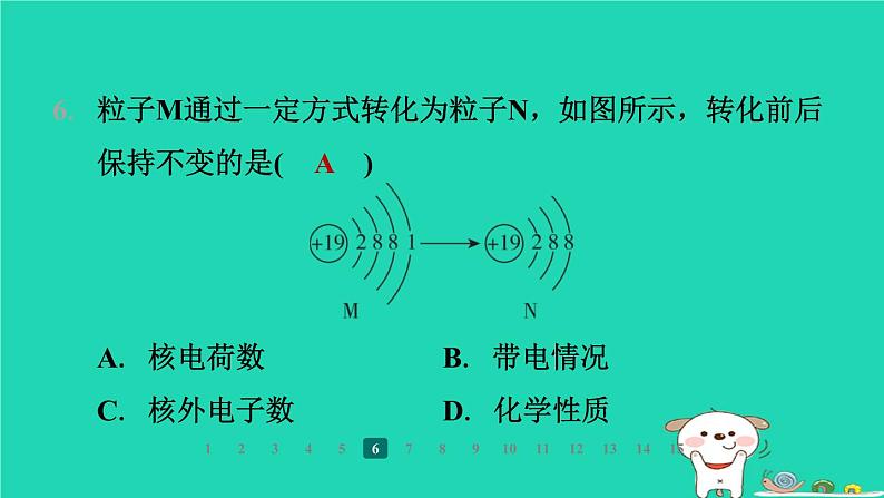 福建省2024九年级化学上册第3章物质构成的奥秘第1节构成物质的微观粒子第3课时离子课件沪教版第8页