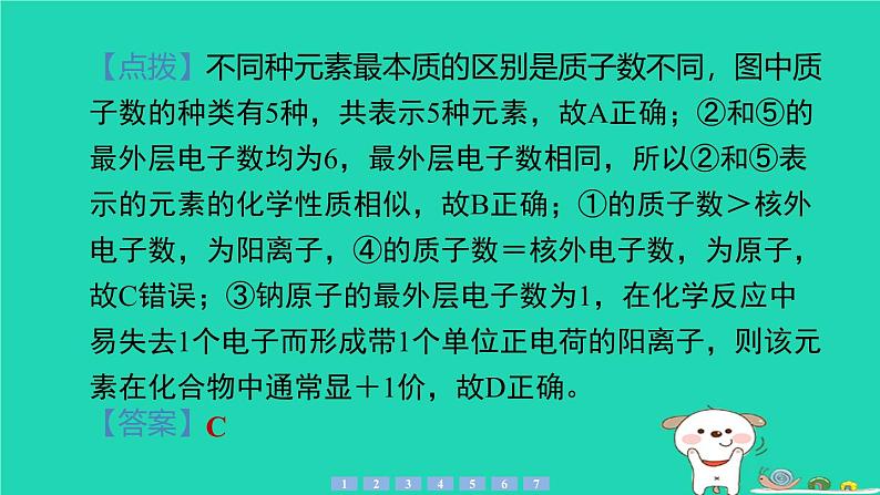 2024九年级化学上册第一部分综合培优练培优练1物质的构成性质与变化习题课件沪教版第6页