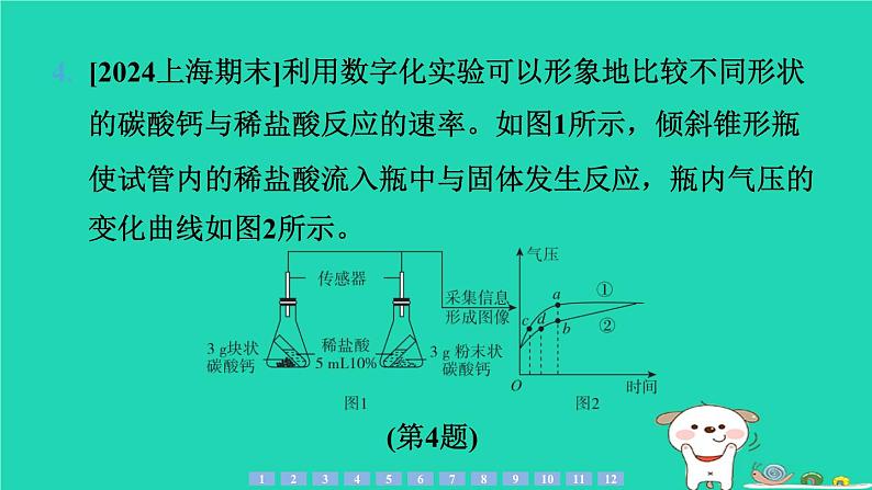 2024九年级化学上册第一部分综合培优练培优练7图表信息题习题课件沪教版第6页