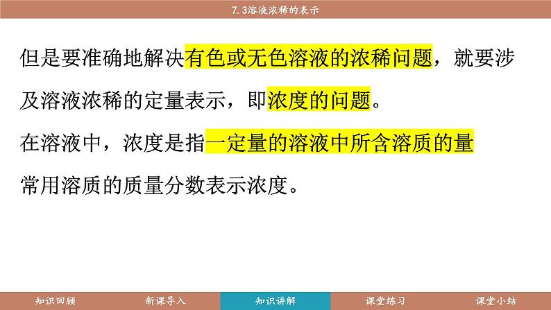 科粤版（2024）九年级化学下册7.3溶液浓稀的表示（课件）第8页