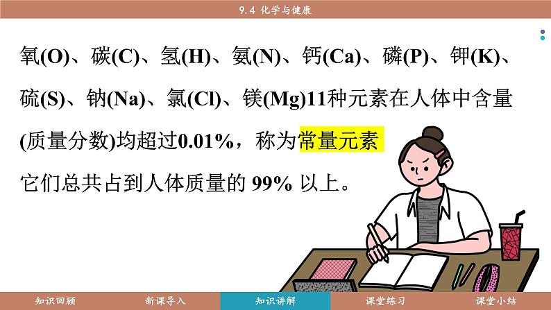 科粤版（2024）九年级化学下册9.4 化学与健康（课件）第5页