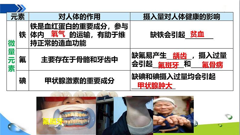 课题1 化学与人体健康第8页