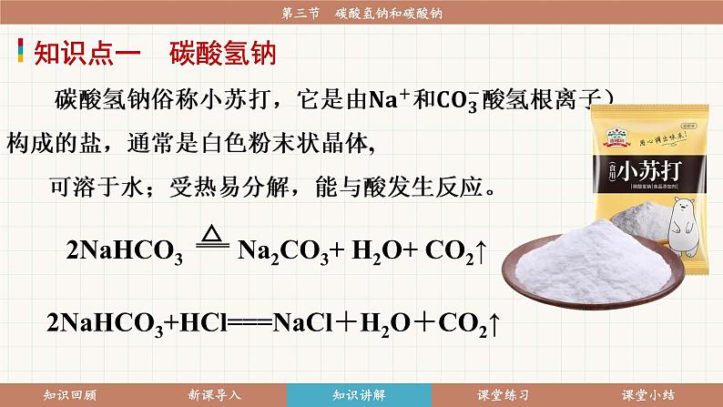 鲁教版（2024）化学九年级下册 8.3  碳酸氢钠和碳酸钠(课件）第6页