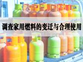 人教版初中化学上册跨学科实践活动6 调查家用燃料的变迁与合理使用 课件
