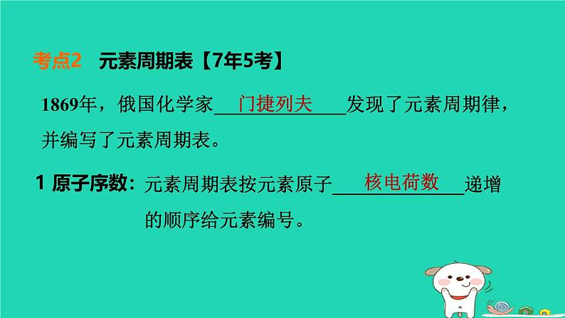 福建省2024中考化学1基础梳理篇模块二物质的组成与结构第13课时元素及元素周期表物质的分类课堂讲本课件第8页