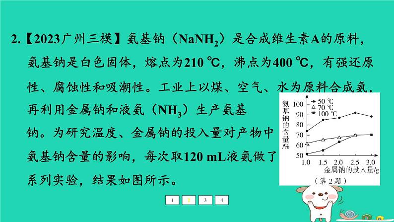 福建省2024中考化学2专题突破篇第23课时科普阅读题课后练本课件第5页