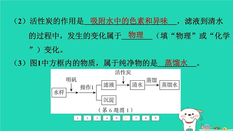 福建省2024中考化学1基础梳理篇模块一物质的性质和应用第4课时水课后练本课件第8页