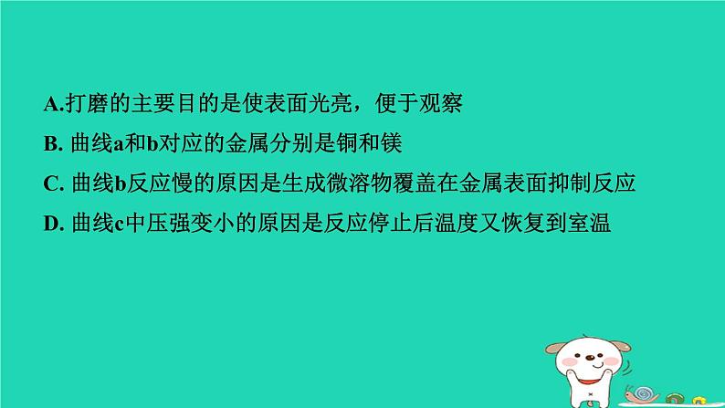 福建省2024中考化学1基础梳理篇模块一物质的性质和应用难点加强练二金属课后练本课件第7页