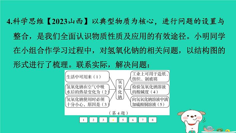 福建省2024中考化学1基础梳理篇模块一物质的性质和应用第10课时酸和碱二课后练本课件第5页