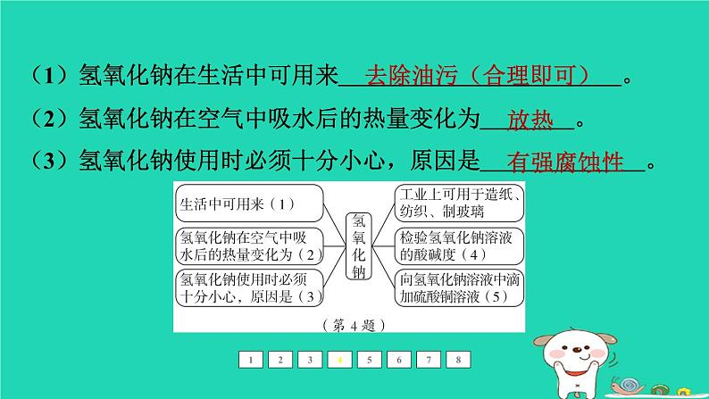 福建省2024中考化学1基础梳理篇模块一物质的性质和应用第10课时酸和碱二课后练本课件第6页