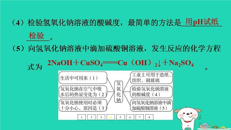 福建省2024中考化学1基础梳理篇模块一物质的性质和应用第10课时酸和碱二课后练本课件第7页