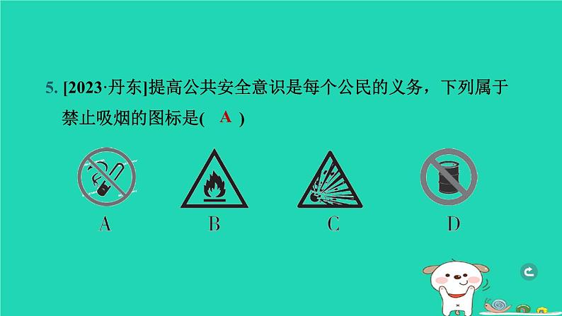 辽宁省2024中考化学第四部分化学与社会第1课时燃料及其利用课件第6页