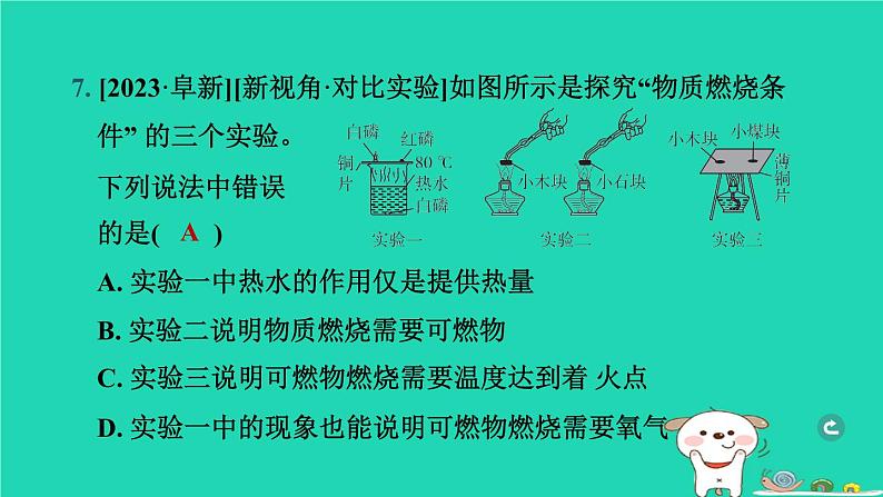 辽宁省2024中考化学第四部分化学与社会第1课时燃料及其利用课件第8页