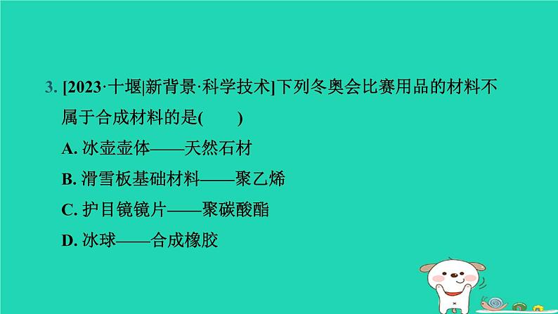 湖北省2024中考化学第十二单元化学与生活课件第4页