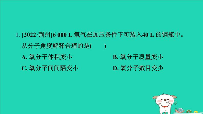 湖北省2024中考化学第三单元物质构成的奥秘课件第2页