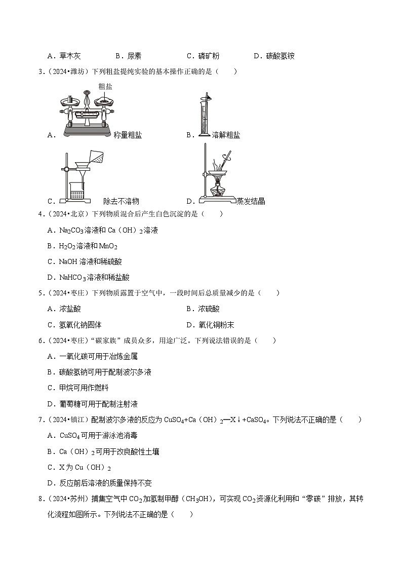 人教版九年级化学下册第十单元 盐 化学肥料 学案第3页