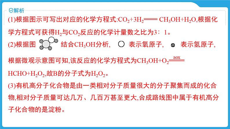 2025年中考化学题型专题复习 题型二 微观反应模型题课件第7页