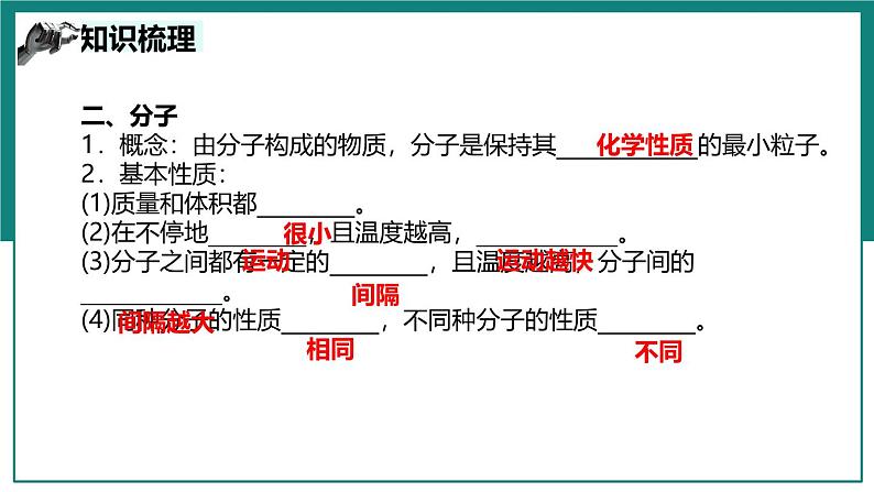 （人教版）中考化学一轮复习考点串讲课件 第三单元+物质构成的奥秘第8页